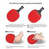 Hui Sheng Six-Star 7-Ply Carbon-Enhanced Table Tennis Racket with Inverted Rubber
