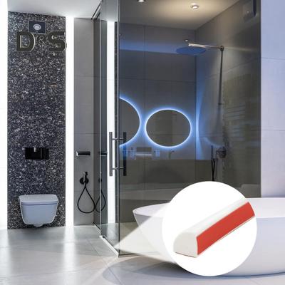 300CM Flexible Quarter Round Molding Peel-and-Stick Wall Corner Trim Molding Waterproof Self-Adhesive Floor Tub Cabinet Edge Molding