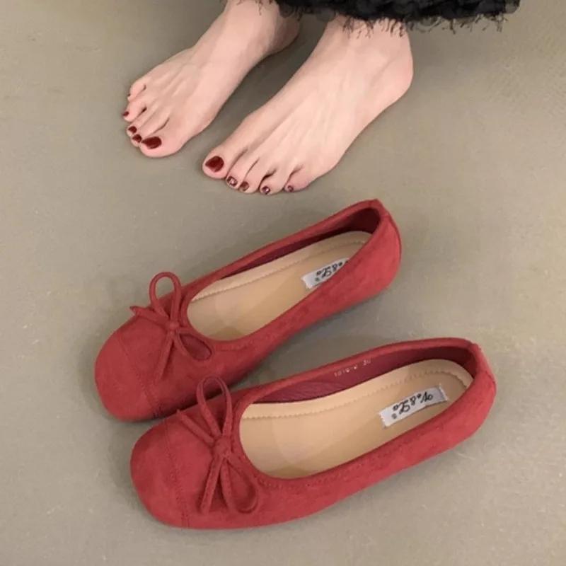 Fashion Women Flats Round Toe Retro Shoes Female Casual Mixed Colors Ballet Flat Sneakers New Ballerinas Rome Loafers Zapatos De Mujer