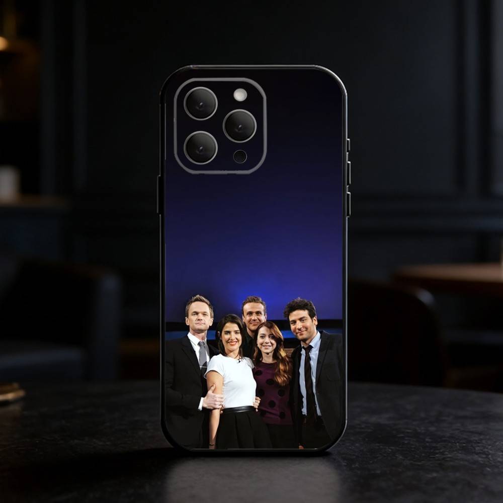 How I Met Your Mother Himym Phone Case For iPhone 17,16,15,14,13,12,11 Plus,Pro,Max,Mini Silicone black Soft Cover