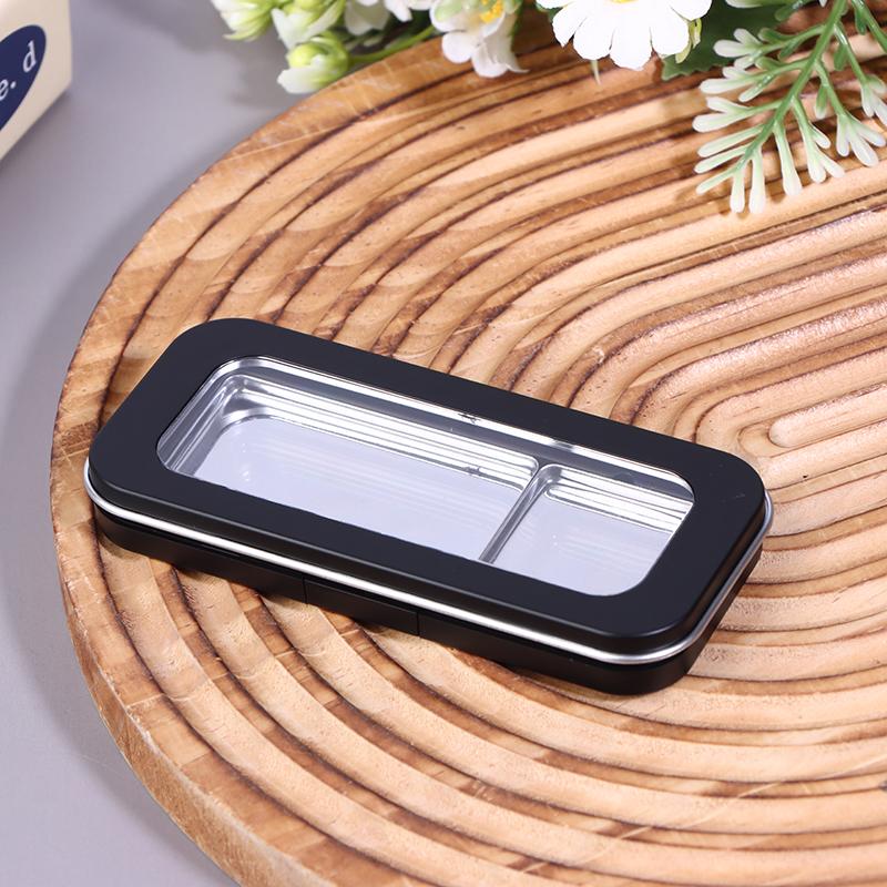 Empty Magnetic Eyeshadow Palette Refillable Black Clear Makeup Storage Case Box Diy Cosmetic Lipstick Foundation Blush Container