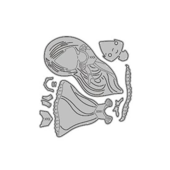 Cutter Die High Hardness Rust-proof DIY Crafts Scrapbooking Album Princess Embossing Die for Home