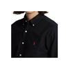 Polo Ralph Lauren Dyed Oxford Solid Color Long Sleeve Button Shirt Men shirts Black 198352638061