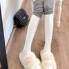 1 Pair Ruffle Thigh High Socks Tube Frilly Socks Long Tube Socks for Girl Over Knee Stockings Princess Style Dress Socks