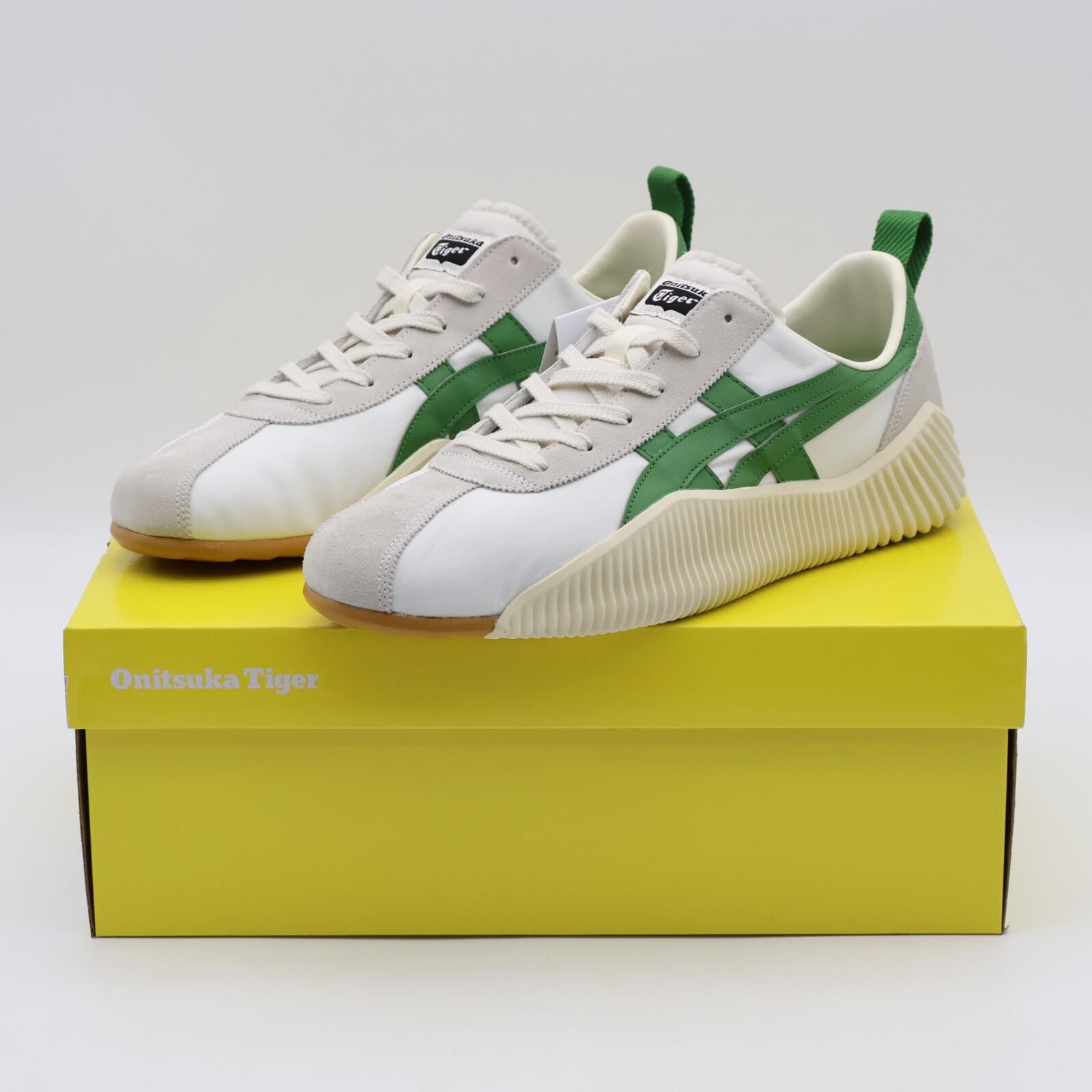 1183B257-105 Onitsuka Tiger Acromount Кремовый Шпинатный Зеленый (Мужской) 10