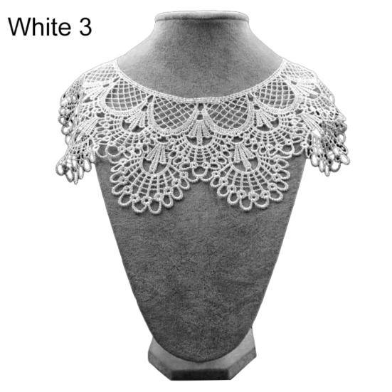 DIY Floral Lace Neckline Neck Collar Trim Dress Clothes Sewing Applique Decor