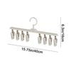 3 Pieces Non-Slip Sock Drying Rack Detachable Clothes Drying Rack Underwear Drying Clips  Balcony