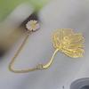 Brass Leaf Vein Metal Bookmarks - Student Stationery & Gifts (2026)