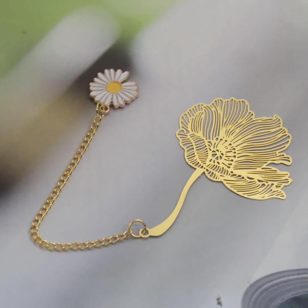 Brass Leaf Vein Metal Bookmarks - Student Stationery & Gifts (2026)