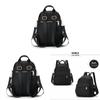 Oxford Cloth Casual Travel Backpack For Women With Large Capacity And Zipper Closure