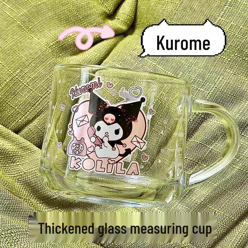 ZISIZ Sanrio Character Glass Breakfast Mug