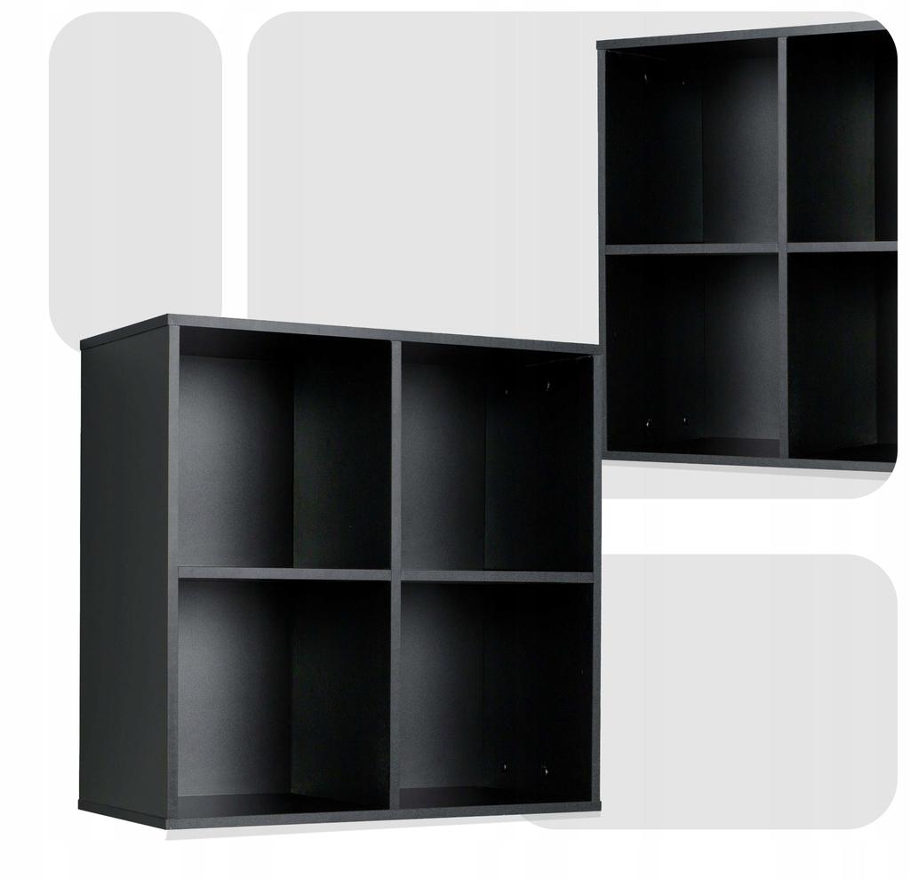 Shelf Bookcase Organizer Container Stand for Vinyl Records Binders Cubo 4