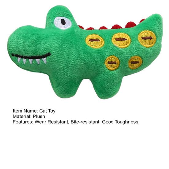 Katzenspielzeug Bissfest Tierform Kätzchen Zähneknirschen Kuhform Katzenminzenspielzeug Haustier