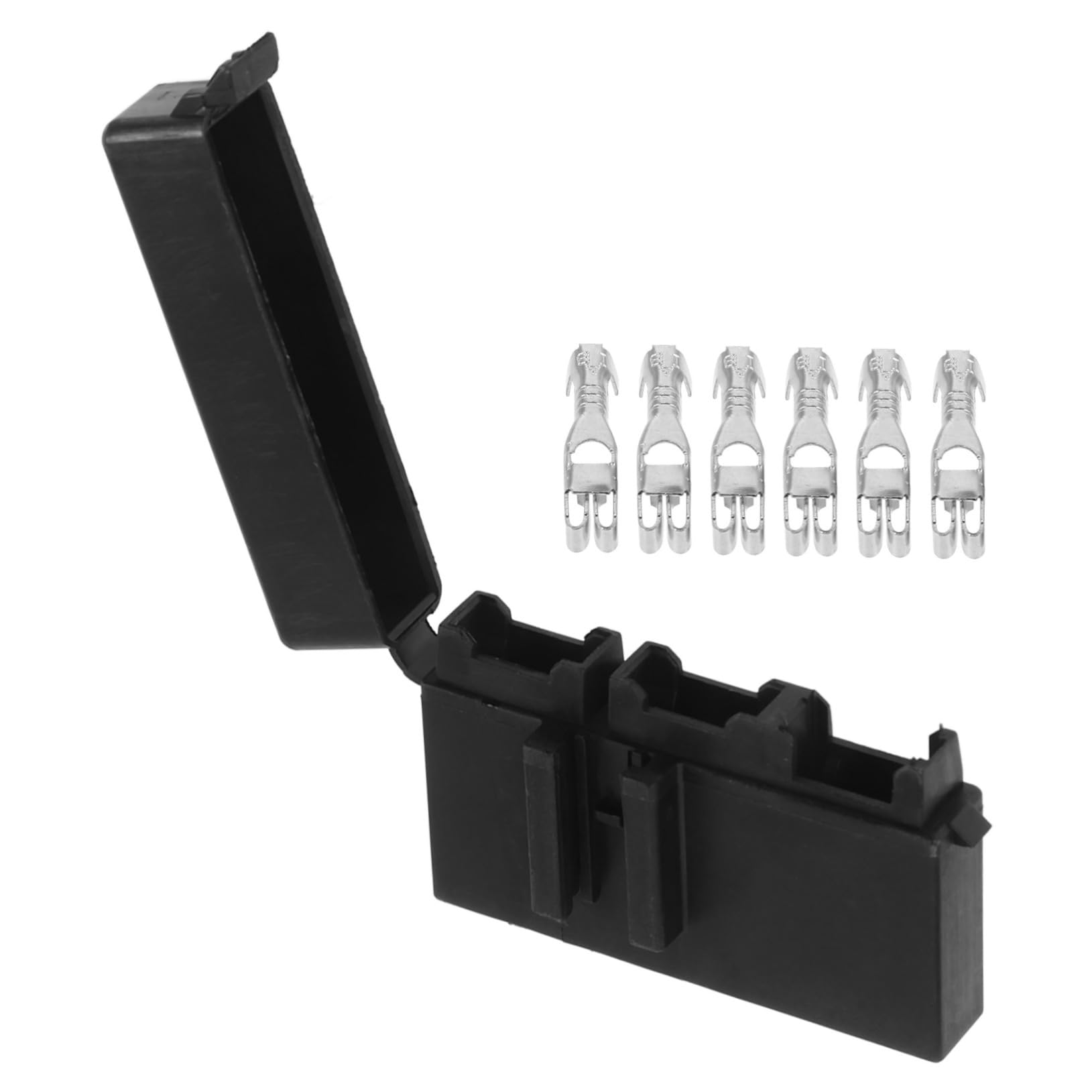 

Mipcase Fuse Box Led Fuse Holder Fuse Block Marine Fuse Panel Multi Boat Fuse чёрный