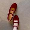 Versione in pelle di mucca~ Scarpe Mary Jane a taglio basso in vera pelle da donna 2025 nuove super morbide casual da pendolarismo piccole scarpe in pelle da donna scarpe singole