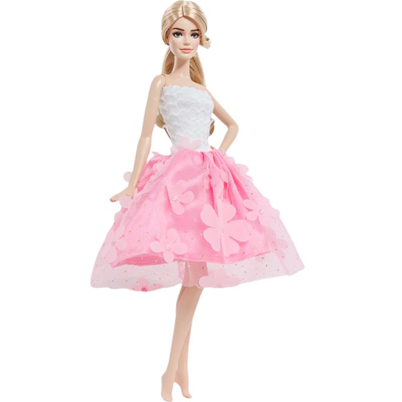 

Кукольная одежда для кукол Барби, модное мини-платье, вечерние наряды, аксессуары для куклы 1/6 11,5 дюймов, игрушка для девочек(НЕТ КУКЛ)