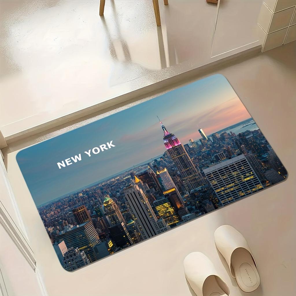 1PC Rainbow Cats Kitchen Rugs Non-Slip Home Door Mats Pop Design Bathroom Rugs Bath Mat Carpet for Home Sink Laundry Decor