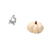 Abstract Pumpkin Thinker Statue Decorative Cushion for Tabletop Living Room Shelf Office Bookshelf