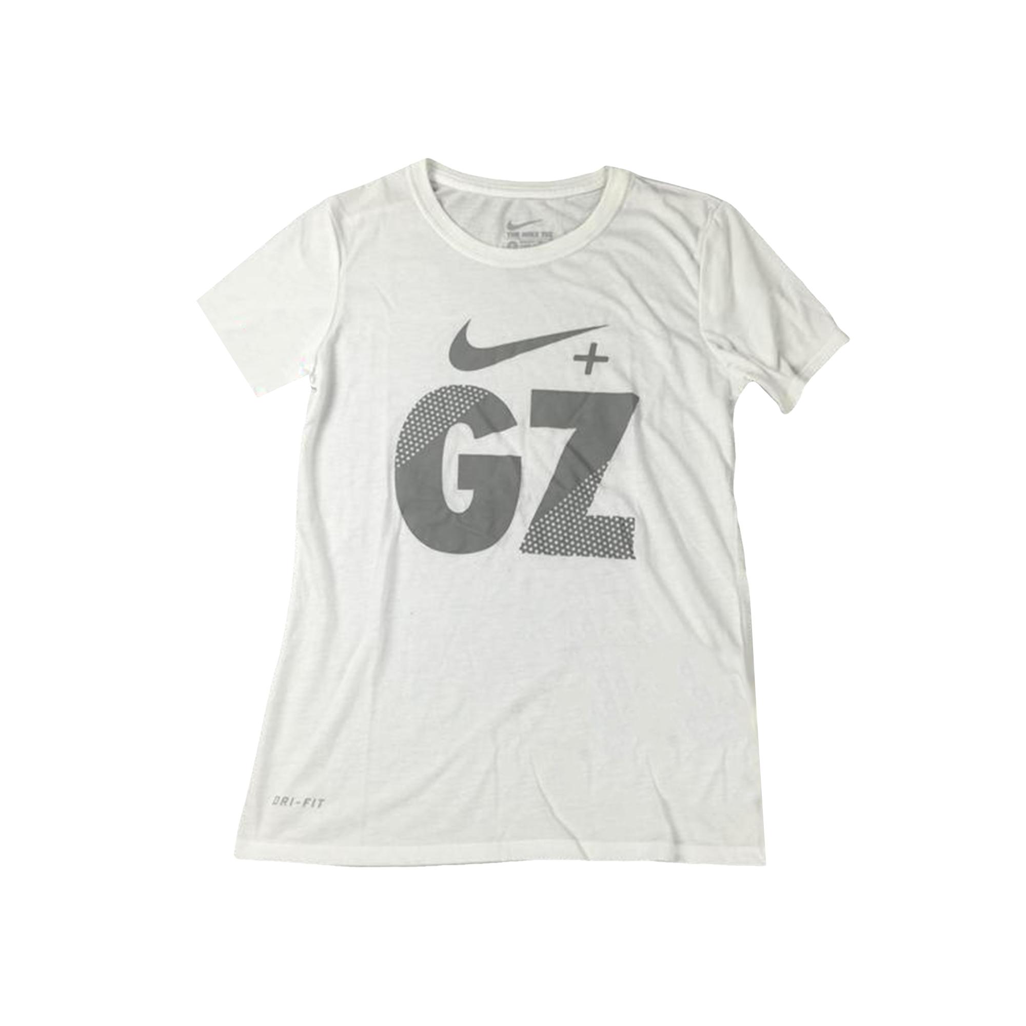 

Nike Gzm Driblend Высокая эластичность Круглый вырез Спортивная футболка с коротким рукавом Женские топы 840852-100 XS