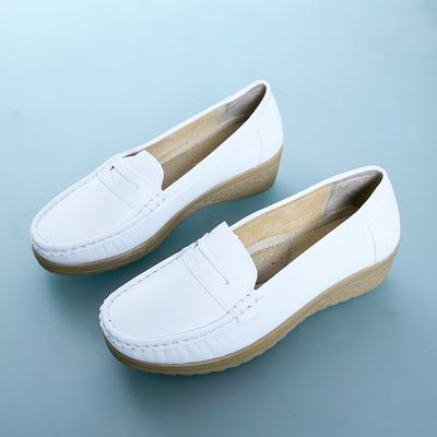 Fashion 2024 Spring and Autumn New Women's Korean Versatile Flat Shoes with Slop Heels Breathable and Non Slip Women's Single Shoes