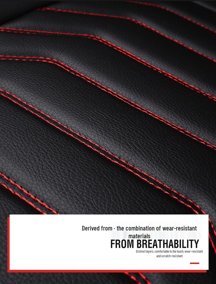 Universell helskinnssitsdyna för bil - Tecknad design, Komfort för alla årstider, Full omslagsstil