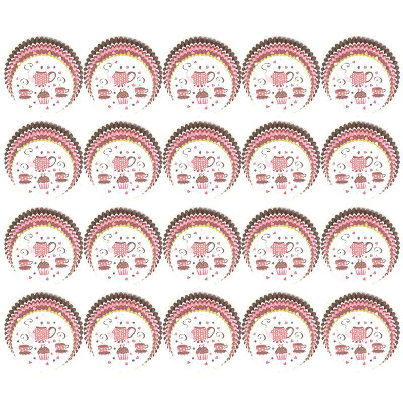 100pcs Cupcake Paper Cups Food Grade Round Muffin Case Cute Cupcake Wrappers Wedding Party Supplies