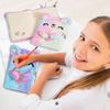 Cartoon Bear Plush Notebook With Lock Student A5 Diary Girl Handbook Girl Gift Book