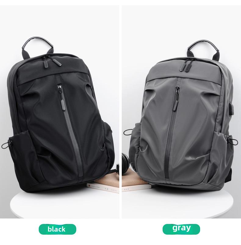 Men's Trendy Travel Backpack: European and American Style, Casual School and Laptop Bag.