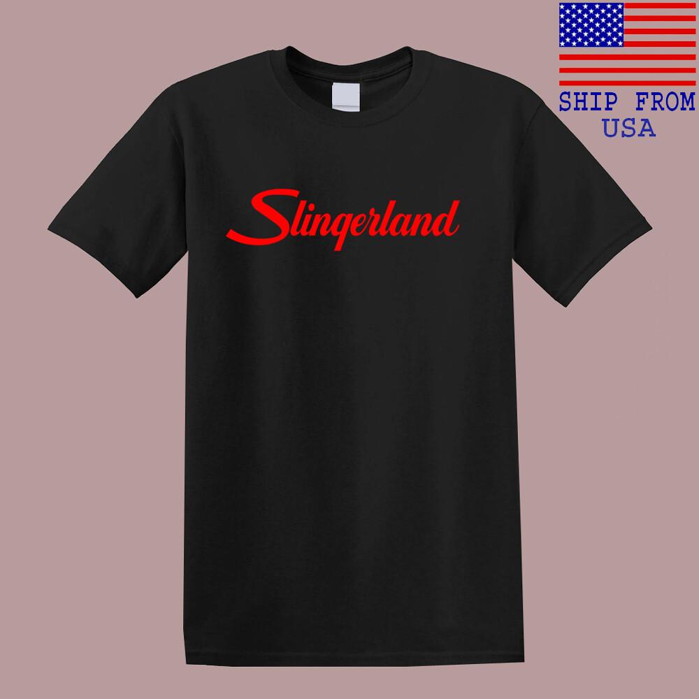 Slingerland Drum Company Men#039;s Black Size S5XL Unisex T-Shirt S