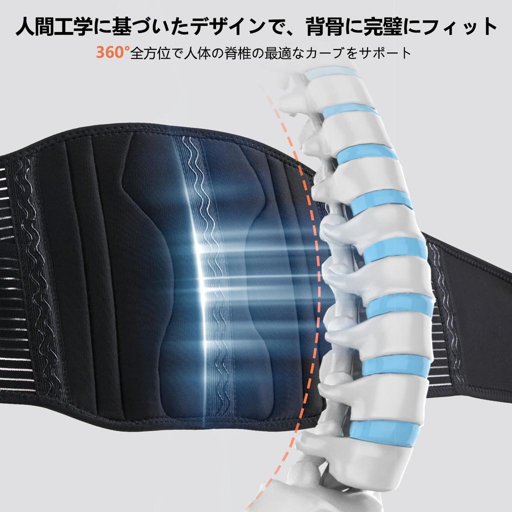 SueStar Lumbar Lumbar Lumbar Strong Adjustable Double Straps with Memory Aluminum Perfect for Use Support, Corset, Belt, Y-Shaped Support, Posts,