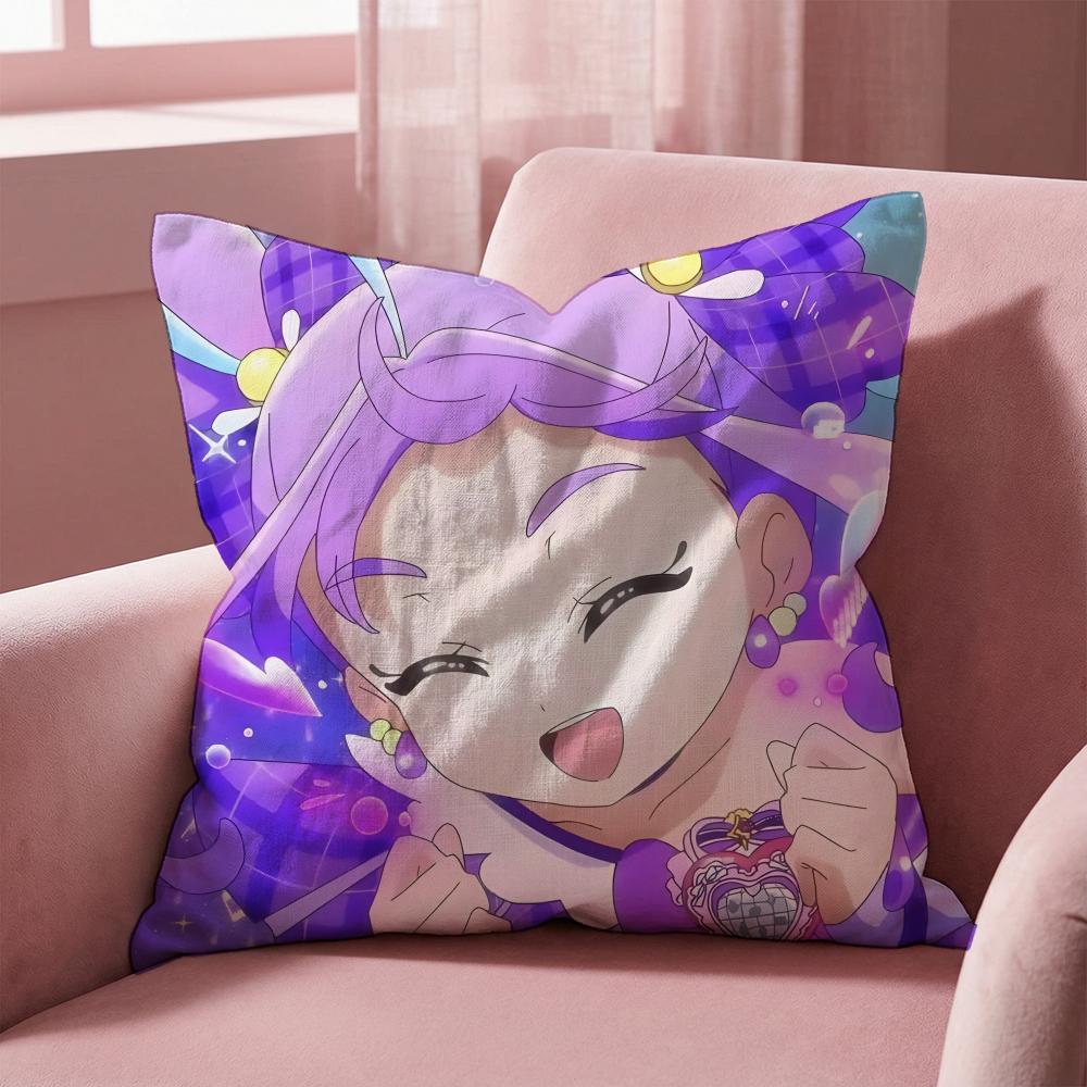 Federa Cuscino Multi-Scena Reversibile, Morbida e Resistente per Uso Quotidiano - You and Idol Pretty Cure