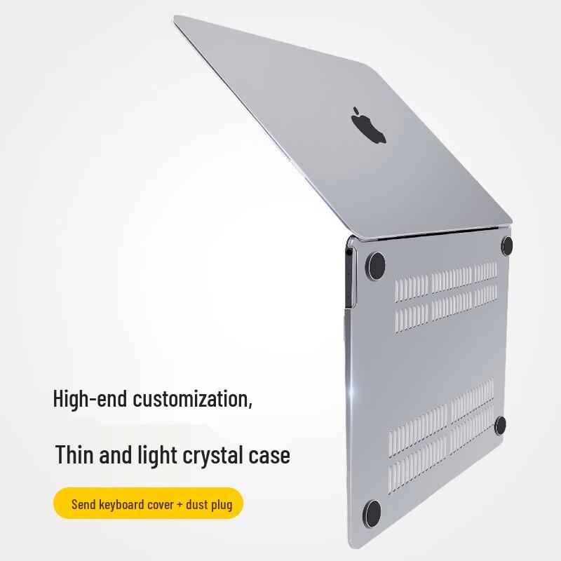 

Ultra-Thin Crystal Clear Protective Case for MacBook Air 13.6-inch (M2/M3/M4) New Air 13.6-inch (A3240/3113/2681)