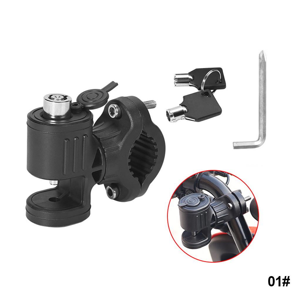 Universal Rotatable Multi-Function Motorcycle Bicycle Helmet Lock Anti-Theft Electric Bike Luggage Locks Safety