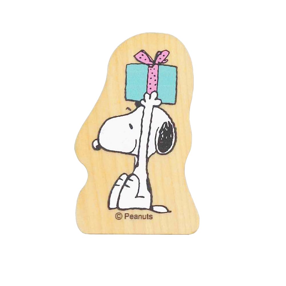 Kodomonokao Штамп для лица ребенка Снупи Деревянная деталь Подарок 2283-005