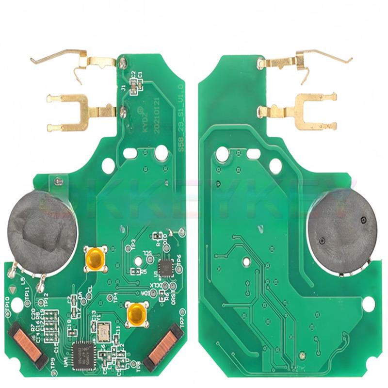 Ecusells Keyless Go/ Non-keyless 3B Remote Key for Renault Megane Scenic Smart Card 433Mhz ID46 PCF7947/ PCF7926AT /PCF7943 Chip