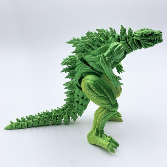 3D Tištěná Dinosaurí Ozdoba Artikulovaný Model Dinosaura Flexibilní Dinosaurí Fidget Hračka pro Úlevu od Stresu Dekorace na Stůl Domácí Kanceláře
