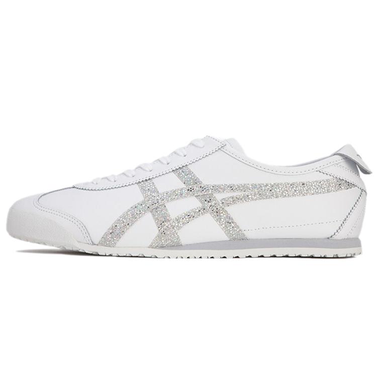 ONITSUKA TIGER Mexico 66 Candy Glitter Series Bianco Argento Puro 1183B415-100