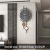 Jiujiuda Modern Decorative Wall Clock