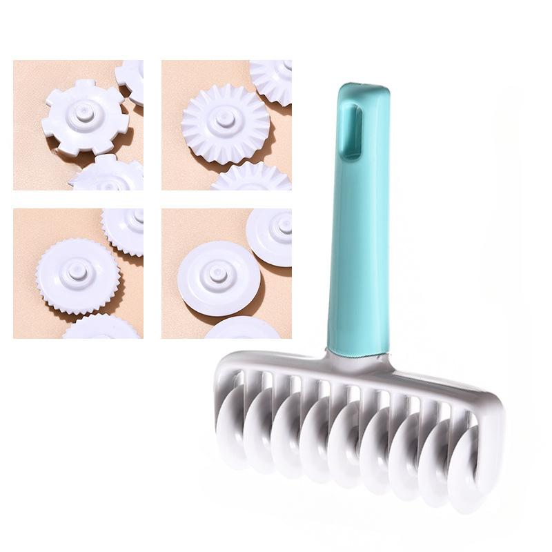 1 Stück Rollerset Backwerkzeuge Rollmesser Kuchen Fondant Werkzeuge Keks Prägemodell Pizza Prägemodell