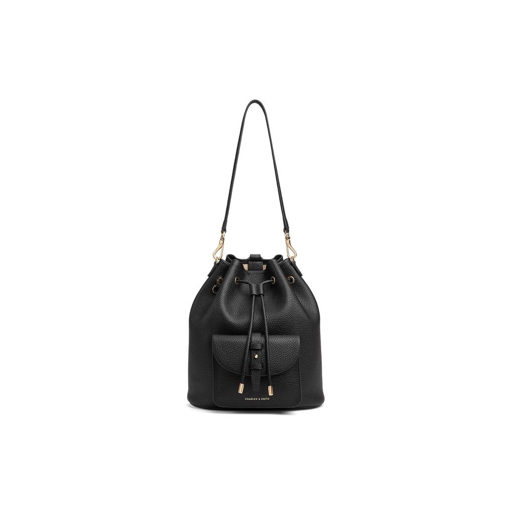 Charles & Keith Mini Ck 26 Summer Minimalist Drawstring Backpack Women Backpack CK2-60151619