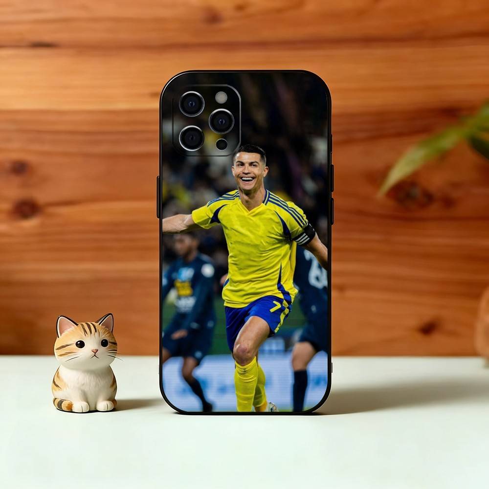 C-Ronaldo Phone Case For iPhone 17, 16,15,14,13,12,11 Plus,Pro Max, Others Soft Black Cover