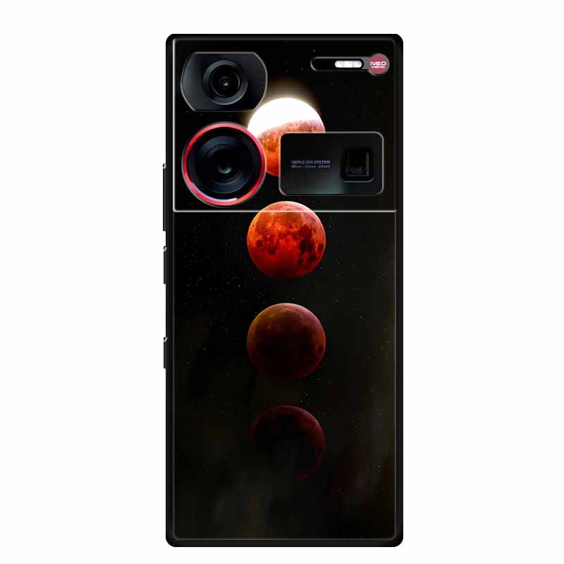 6.8" For ZTE Nubia Z60 Ultra Case Shockproof Black Silicone Soft Phone Case For ZTE Nubia Z60 Ultra Back Cover Case Cute Cartoon