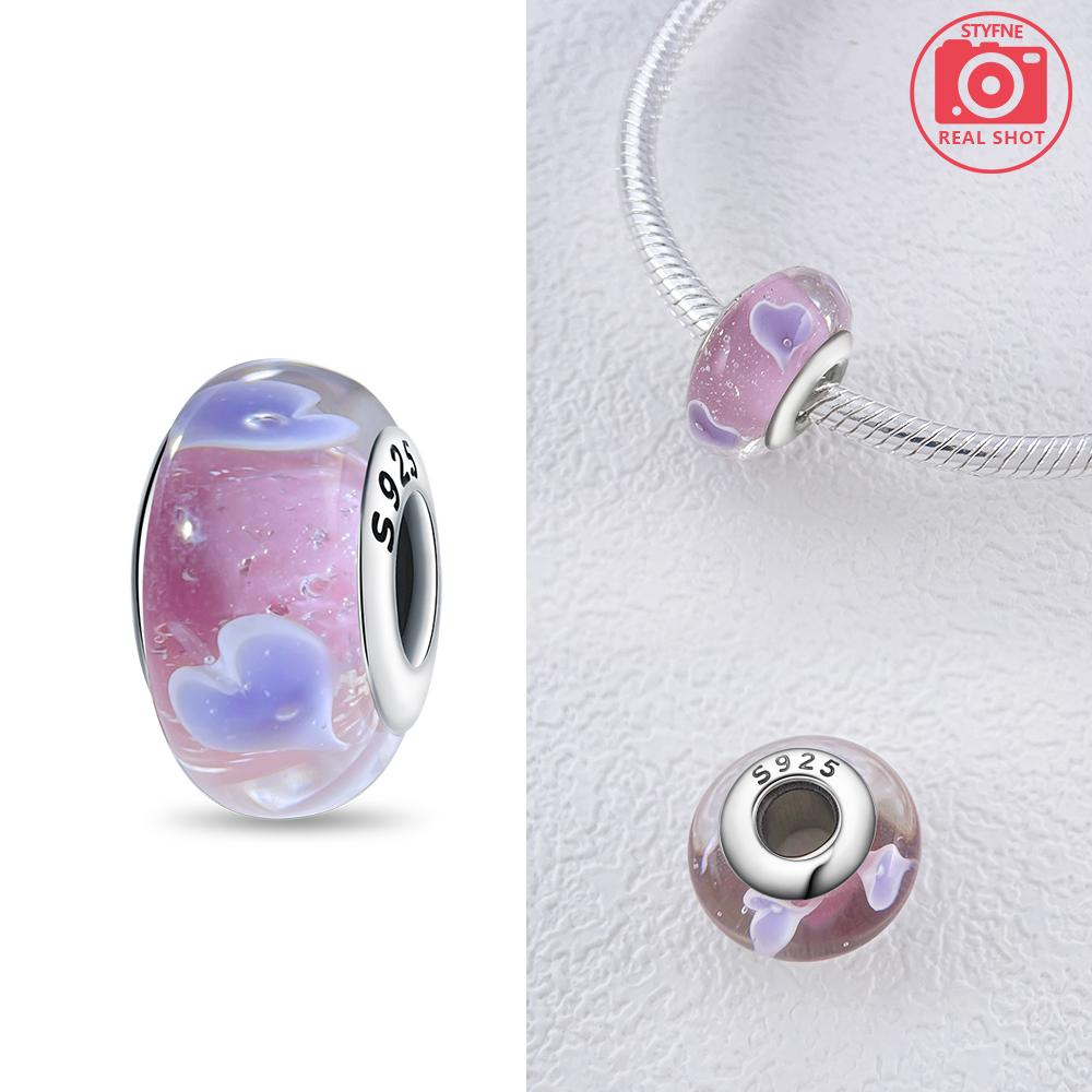 Charms Plata Copper Colors Glass Beads For Charms Copper Colors Original Bracelet For Jewelry Making