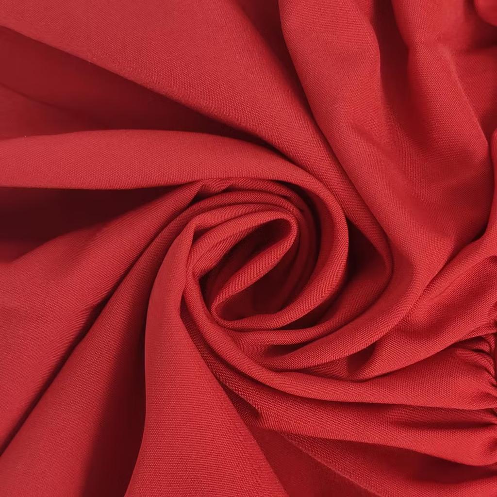 Spring and Summer New Temperament Elegant Personality Simple Women's Fashion Dress Deep V Neck Waist Solid Color Dress