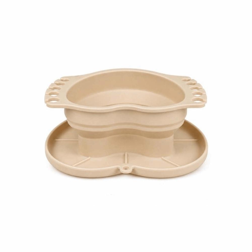 Heart-Shaped Drying Rack & Storage Tray with Textured Base Portable Washing Mat for Travel