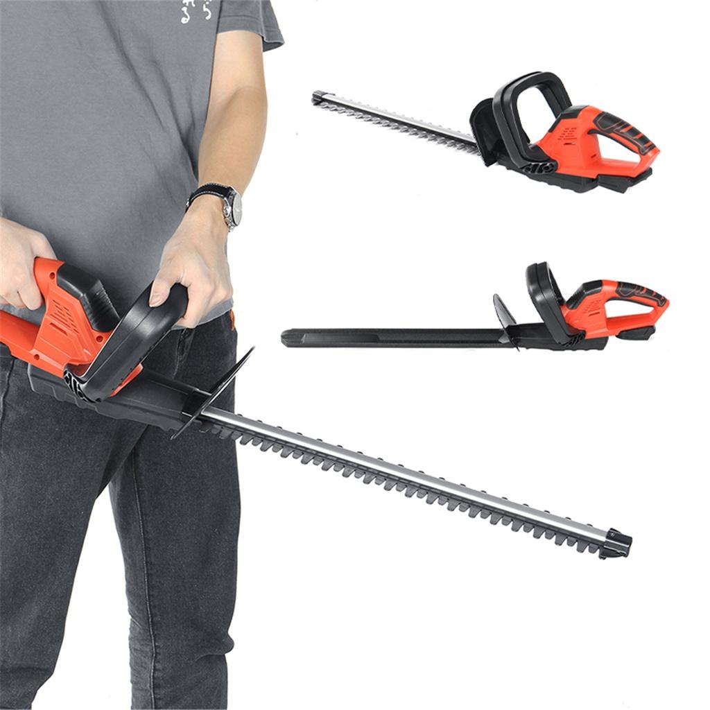 20-inch Electric Trimmer Cordless Garden Tools Hedge Trimmer Rechargeable Hedge Trimmers Brushless Power Tool 93*21*9cm
