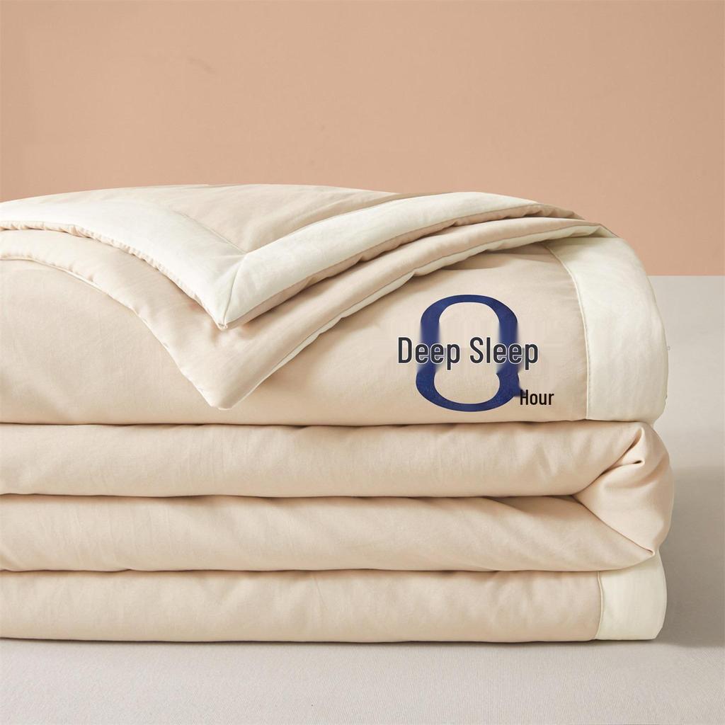 Class A Raw Cotton & Baby-Grade Soybean Fiber Summer Quilt - Ideal for Dormitory, Home Use, Air-Conditioned Rooms, Gifts