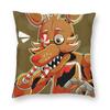 FNAF At Freddys Pillowcase Soft Fabric Cushion Cover Decorations  Throw Pillow Case Cover Home Zipper 4040cm