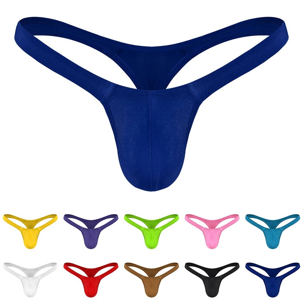 Low-rise Mens Underwear Polyester Sexy Bikini Stretch