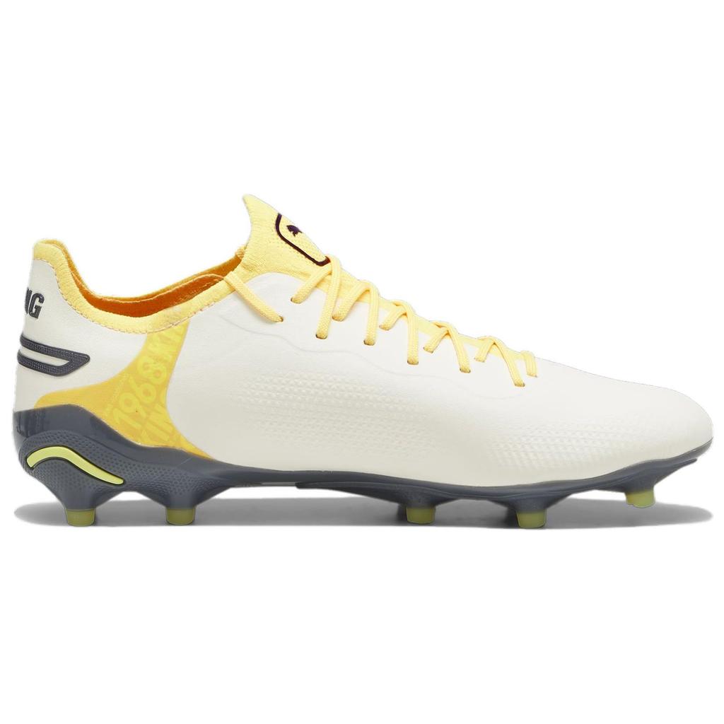 Puma King Ultimate FG AG Voltage Pack Men Sneakers Cream Alpine-Snow Asphalt 107563-05